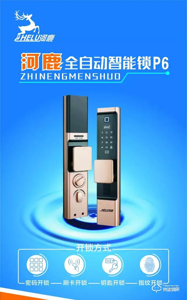 河鹿全自動智能鎖P6售1599元，讓你體驗一個全新的高智能門鎖