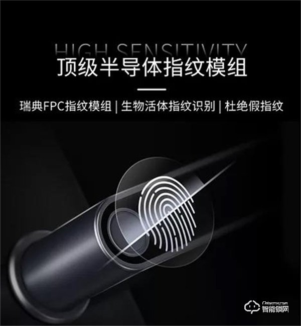 鴻雁IHM1001智能鎖：將指紋植入把手之中，使用頂級半導體指紋模組