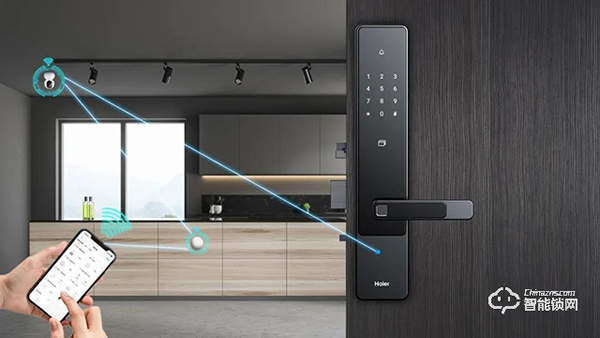 海爾智家智能鎖E18，雙核雙主控設(shè)計(jì)，獨(dú)立運(yùn)行，互不干擾