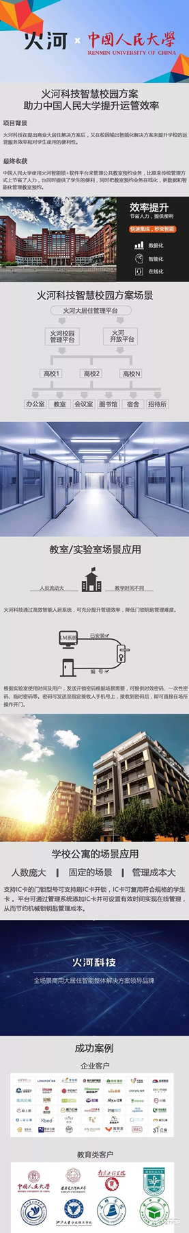 火河科技智慧校園方案，助力中國(guó)人民大學(xué)提升運(yùn)管效率
