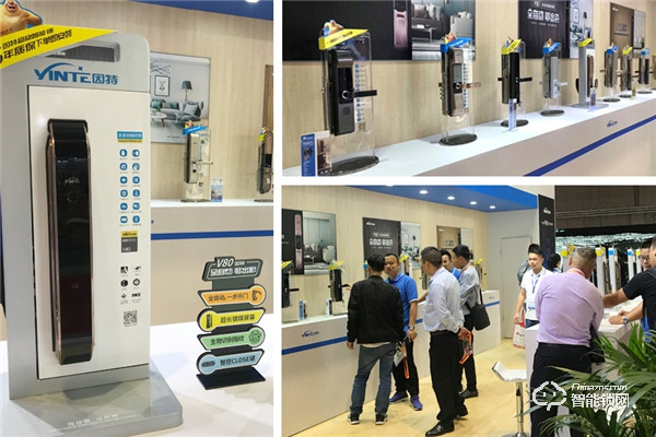 感受“超穩(wěn)”的魅力，因特智能鎖亮相2019國際五金博覽會