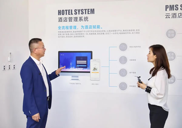 廣東電視臺(tái)《風(fēng)云粵商》欄目走進(jìn)智能門鎖知名企業(yè)楊格智控