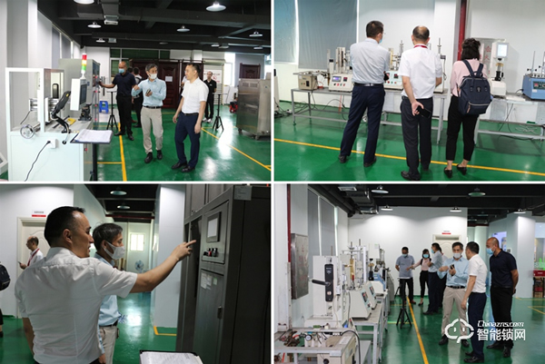 路勁集團考察組一行到櫻花智能鎖總部考察交流