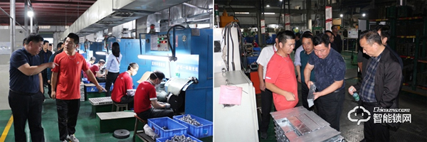 湖南江華赴粵港澳大灣區招商考察團蒞臨櫻花智能鎖考察交流