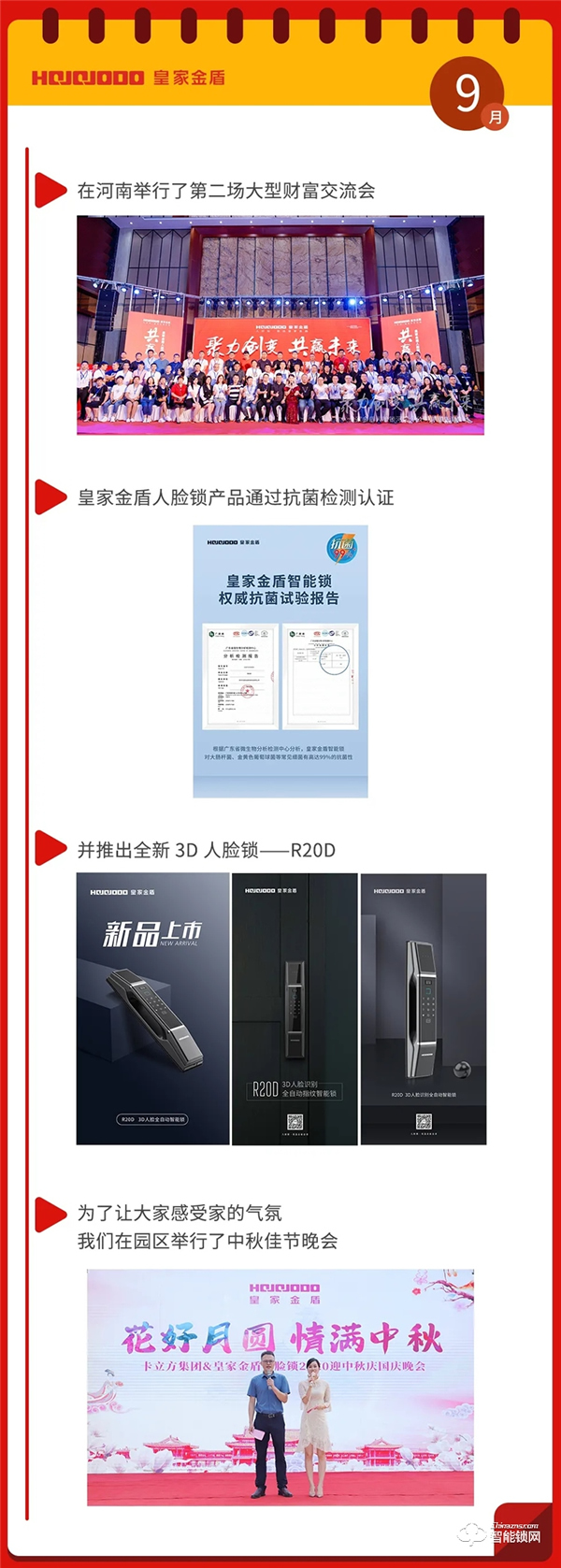 皇家金盾人臉鎖2020年大事記