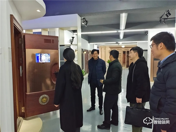 熱烈歡迎南京公安研究院蒞臨安嘉智能鎖考察