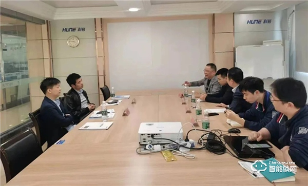 初到科技領導一行蒞臨科裕智能鎖參觀交流