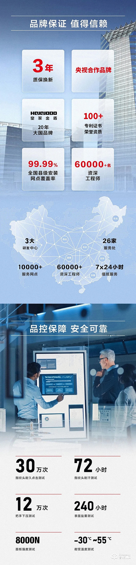 皇家金盾人臉鎖售后服務再次升級，全心服務成行業(yè)新標準