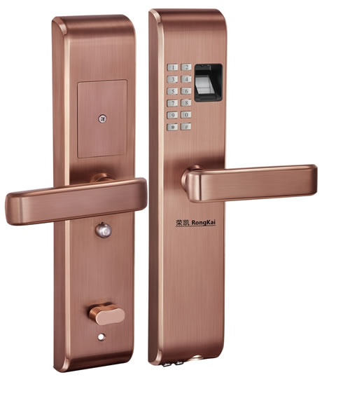 智能玻璃門指紋鎖，高端辦公室都有用!