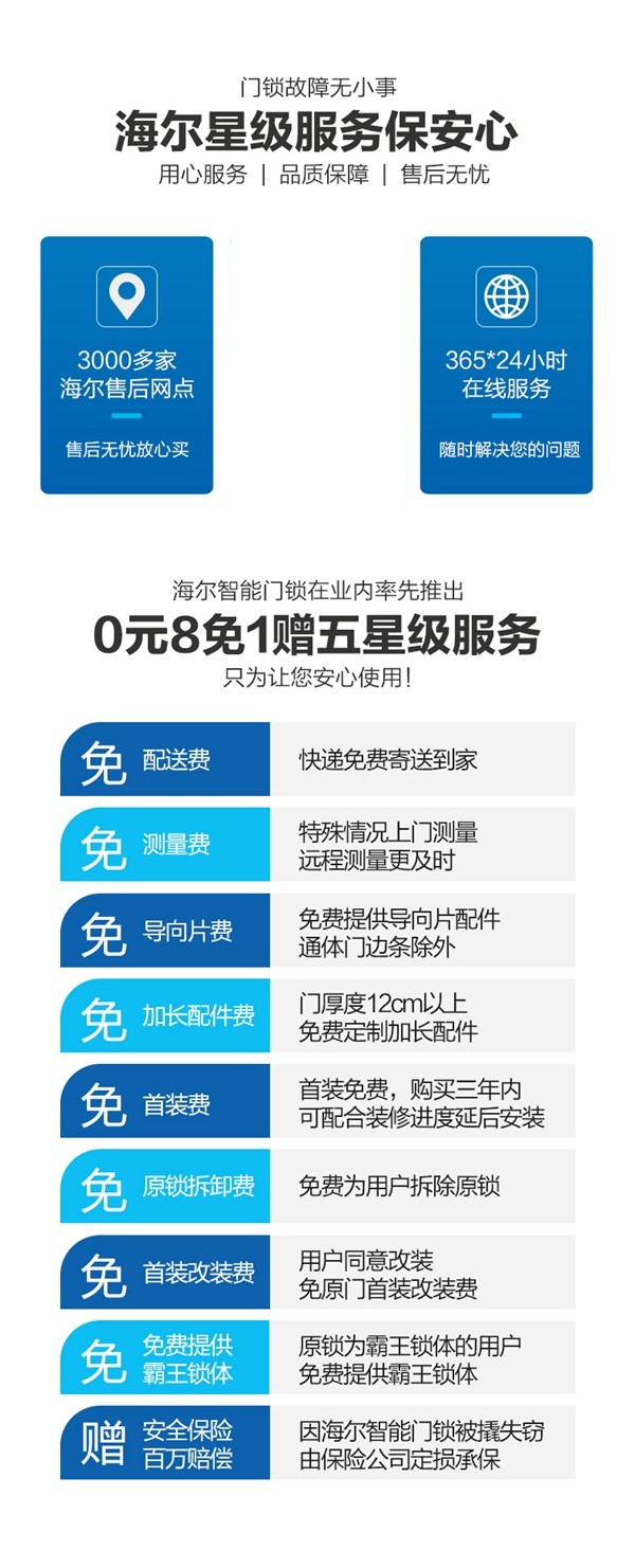海爾智能門鎖：為穩定耐用而生