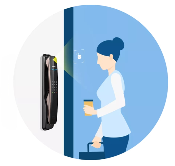 飛利浦智能鎖：有了智能鎖 這個(gè)冬天開(kāi)始變得不太冷