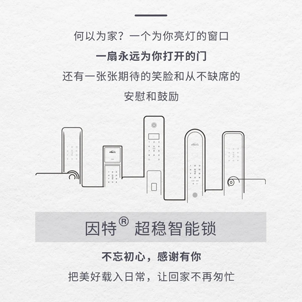 因特智能鎖：感恩時光，始終有您