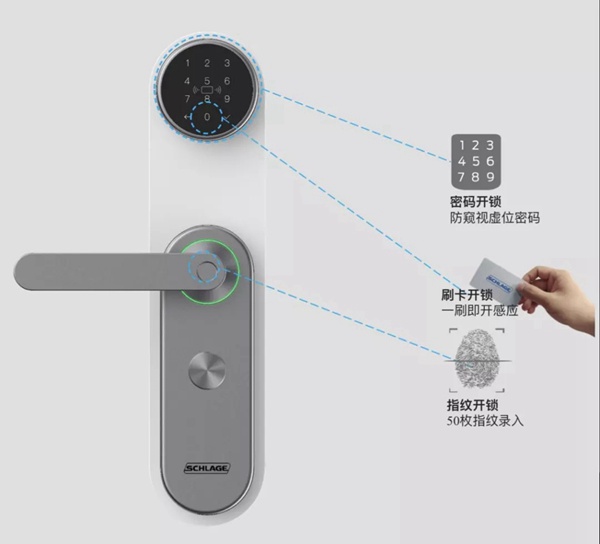 西勒奇智能鎖顏值與實力兼具，是2020加盟的好選擇