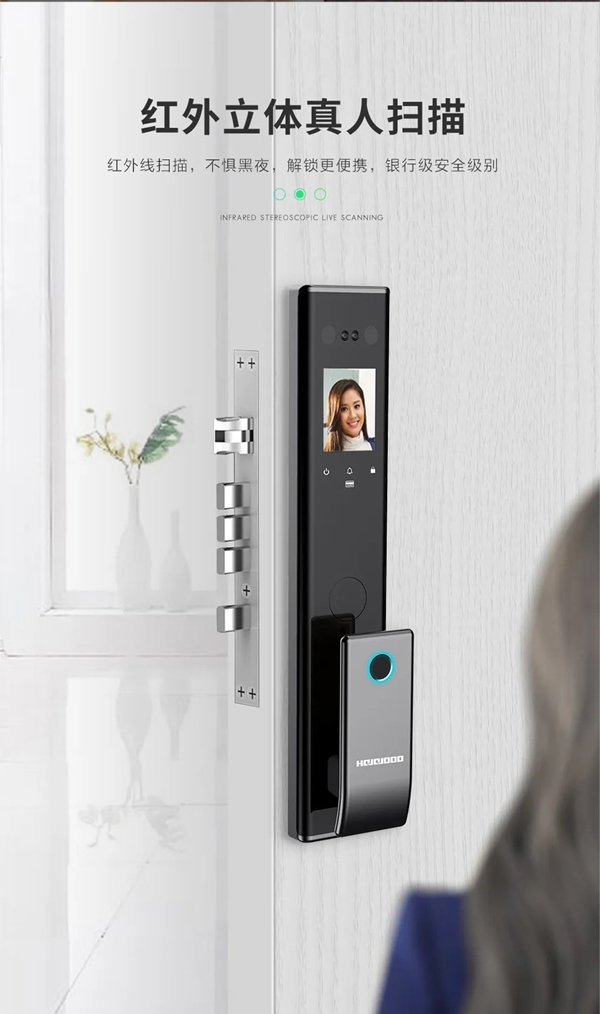 皇家金盾S20人臉識別全自動智能鎖震撼發布