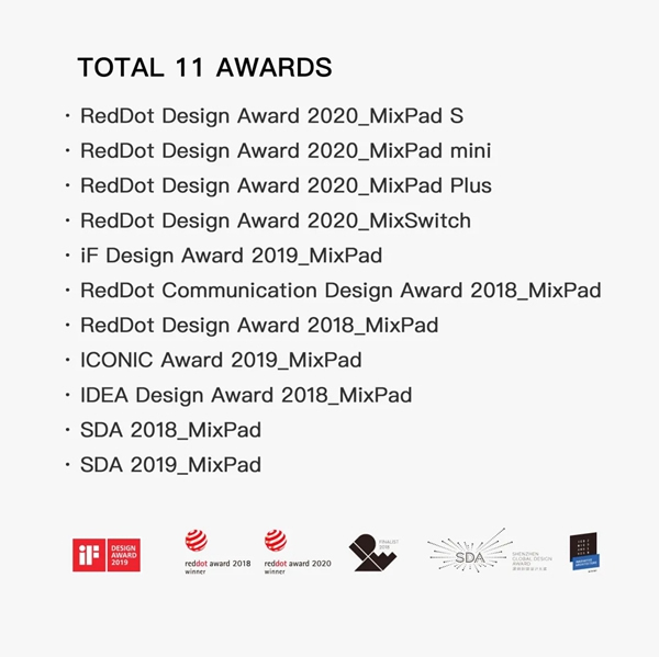ORVIBO歐瑞博MixPad全系列榮膺2020紅點(diǎn)設(shè)計(jì)獎(jiǎng)，為智能家居領(lǐng)域獲獎(jiǎng)最多墻面交互產(chǎn)品！