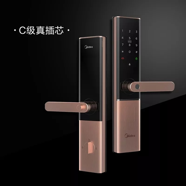 美的慧生活新品“黑”科技智能門鎖M2發布！