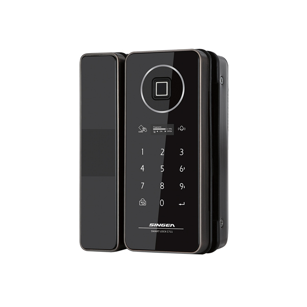 SINGEA玻璃鎖|玻璃指紋鎖加盟|價格低品質好的選哪個廠家好？