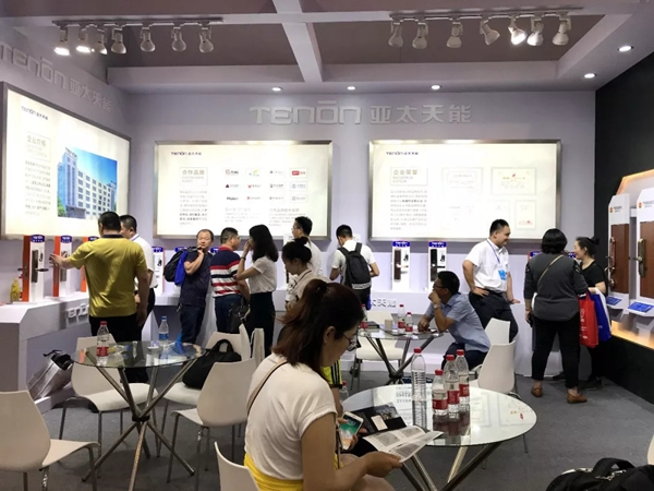 亞太天能智能鎖參展第九屆中國(guó)（永康）國(guó)際門(mén)業(yè)博覽會(huì)