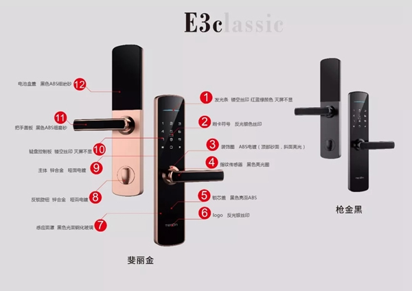 亞太天能TENON新款高性價比硬核單品智能鎖E3c重磅來襲