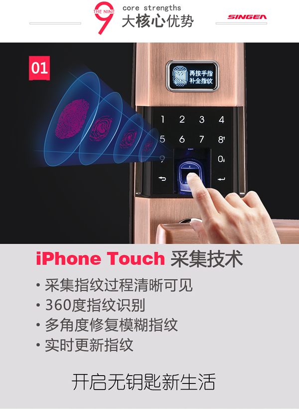 智能防盜門指紋鎖|專業專注的智能指紋密碼鎖制造商廠家哪家好？