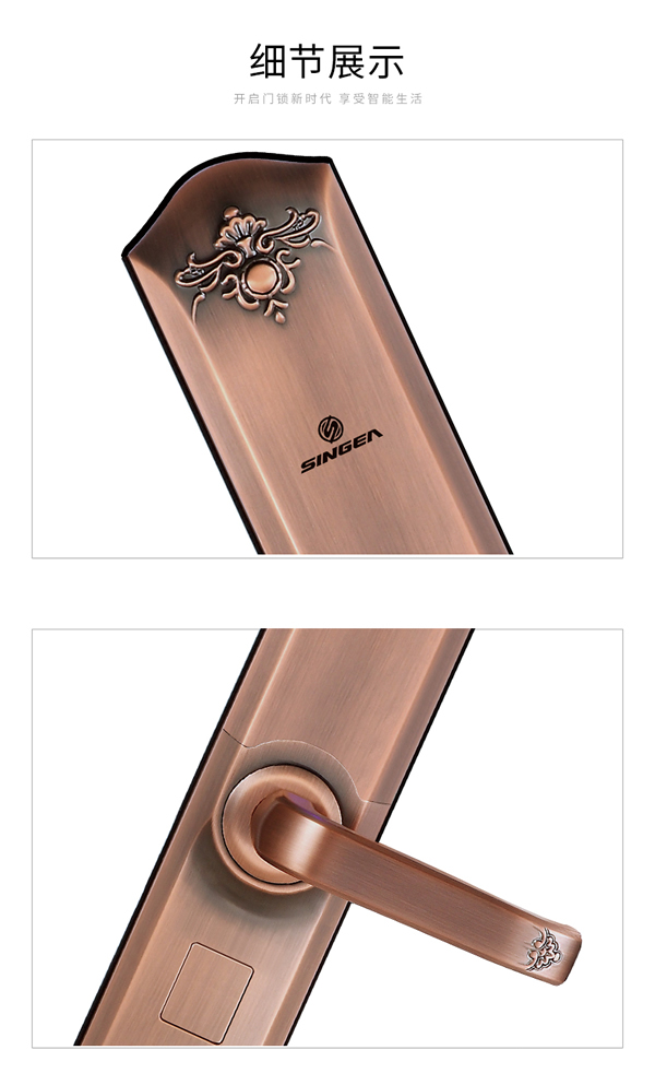 智能防貓眼功能指紋鎖-可設(shè)臨時(shí)用戶指紋鎖-指紋鎖廠家招商哪家好？