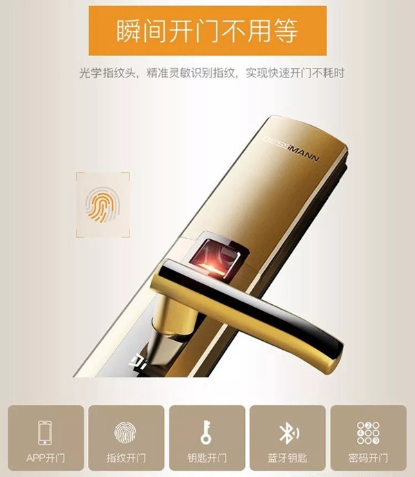 德施曼小嘀云智能鎖讓您的生活更方便，更安全