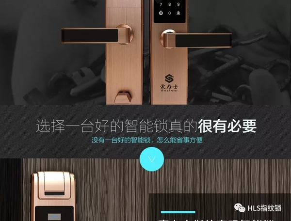 豪力士智能指紋鎖新品來襲：智能指紋密碼鎖D8202F