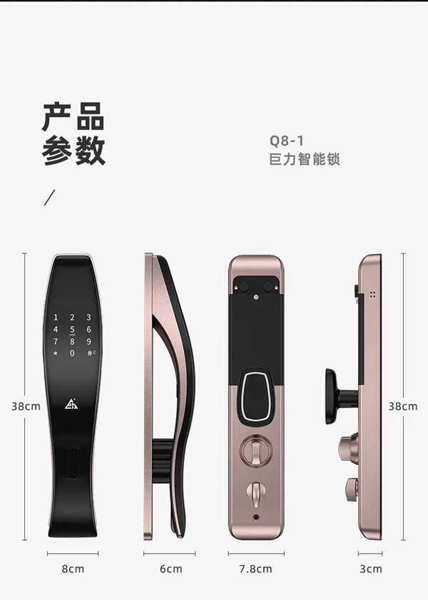 巨力智能鎖 | Q8-1智能鎖