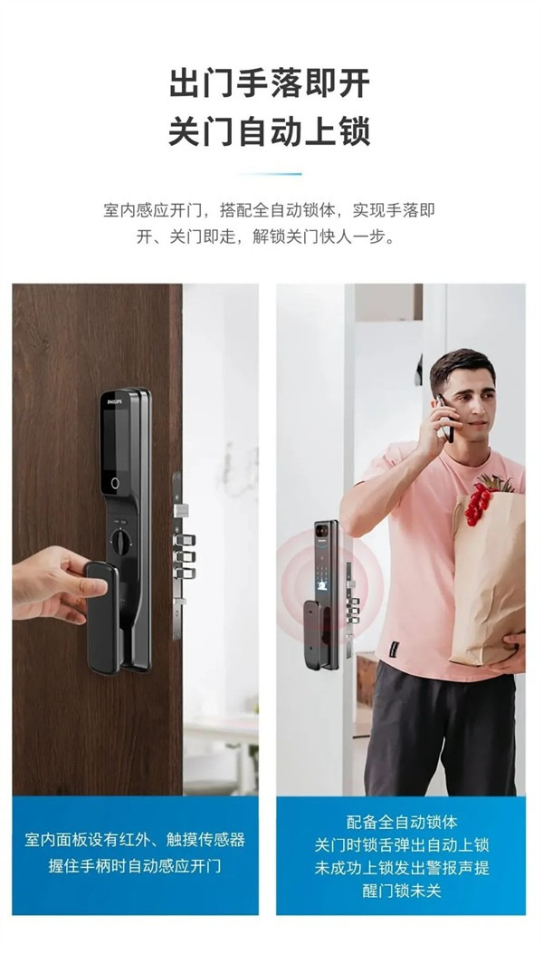 飛利浦智能鎖丨帶屏貓眼可視智能鎖Alpha-V(P)魅力登場