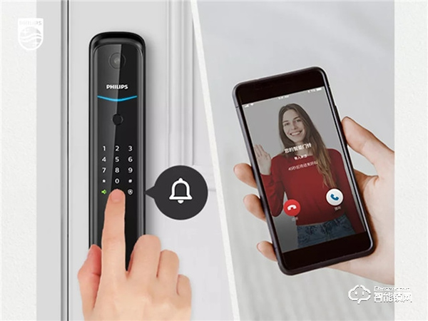 貓眼、門鈴、門鎖功能三合一！有ta就夠了