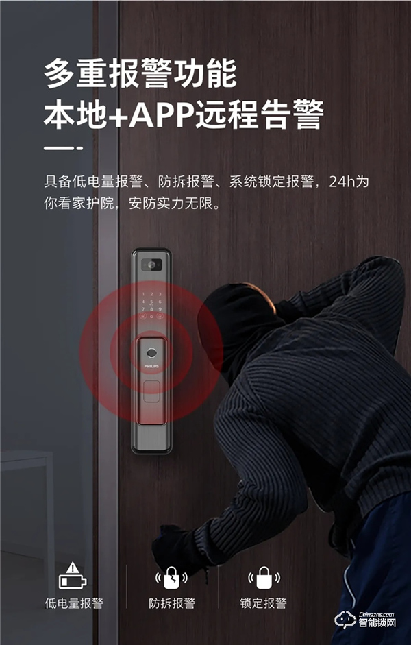 小程序遠程解鎖！飛利浦DDL301可視智能鎖新品搶先看！