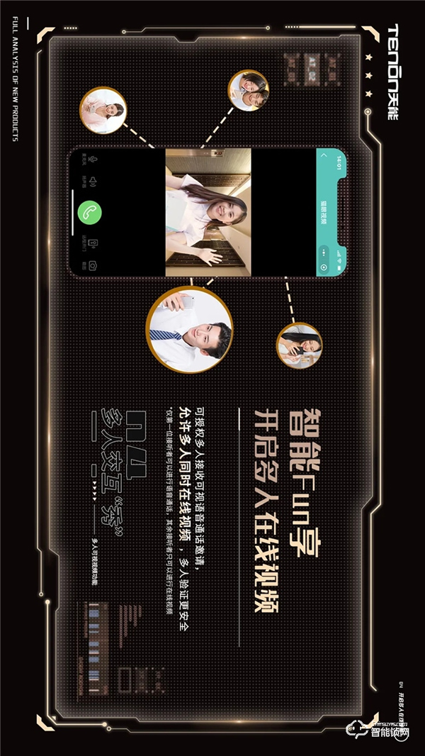 天能研究所 | 智能貓眼全自動(dòng)指紋鎖A8f有多秀？