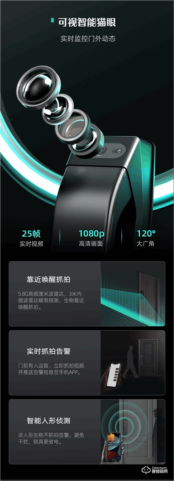 貓眼AI指靜脈，老人小孩都好用，德施曼新品Q5MS