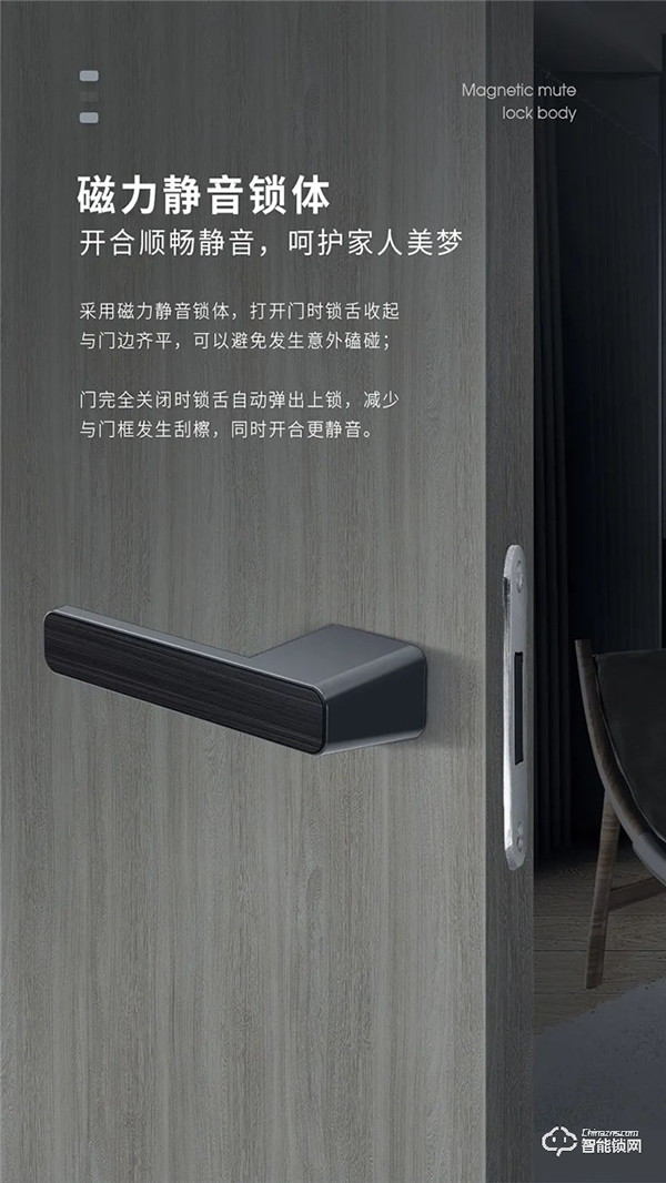 頂固隱系列一體式機械鎖|巧隱于門，和諧美觀