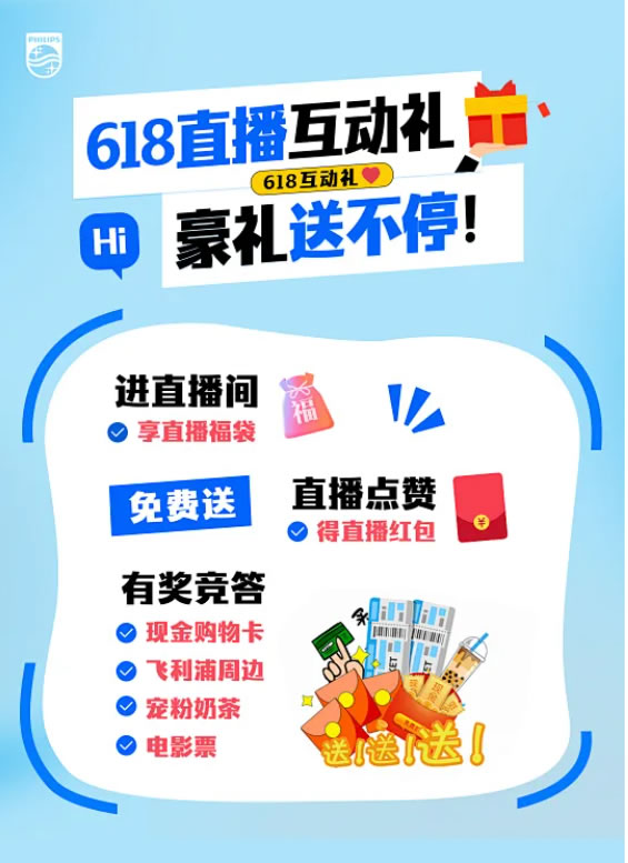 @飛利浦智能鎖官方抖音！現金！購物卡！免費送！真的不多，也就“億”點！