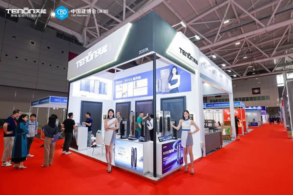 盛況來襲！天能驚艷出圈深圳建博會，掌靜脈智能門新品首秀即C位