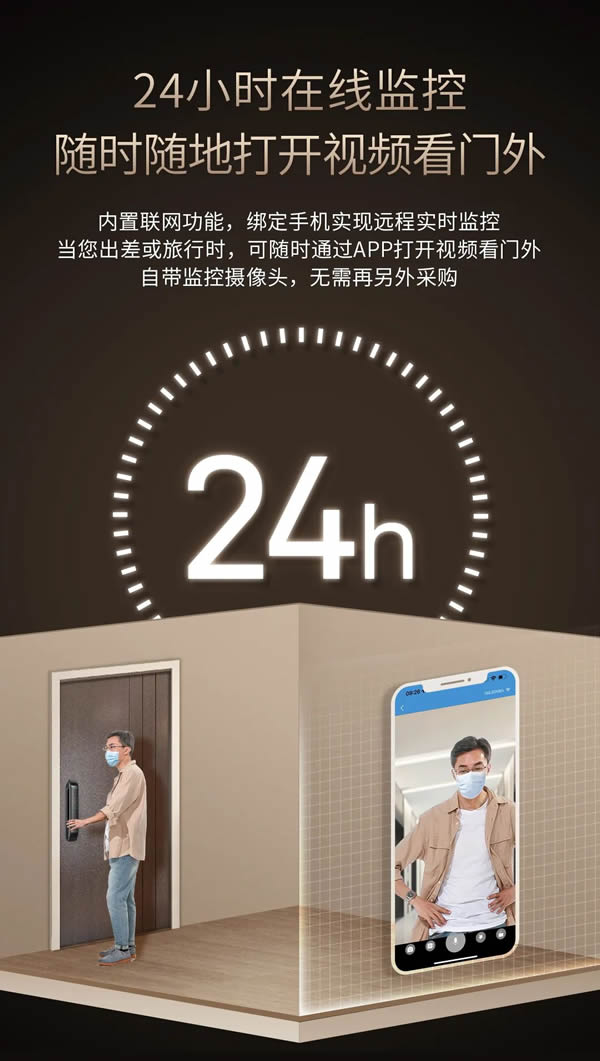 亞太天能 | 全功能匯聚一身的高配全自動(dòng)智能鎖A6s