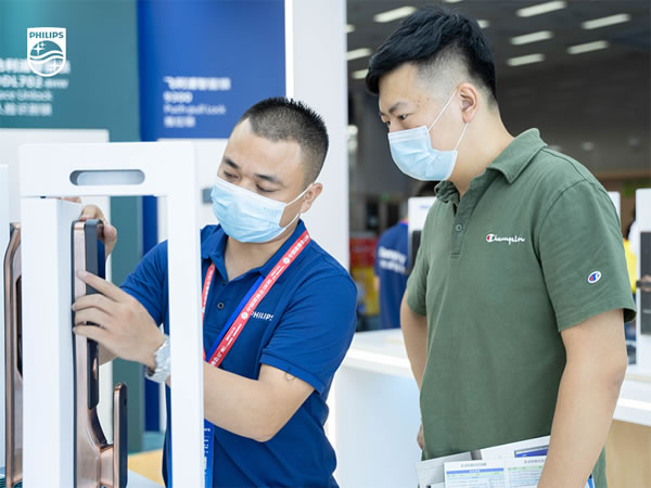 展會直擊 | 飛利浦智能鎖攜新品亮相，C位出圈建博會！