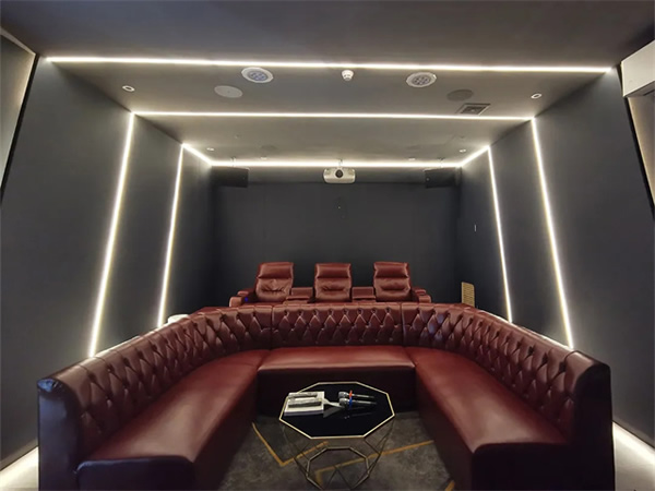 【方案?定制影院+KTV】英嘉尼總部7.2.4全景聲影院+4.1KTV影音室展廳全面升級!