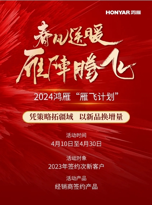 鴻雁大動作！億元基金助力經銷商搶占市場先機！