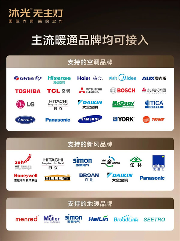 新品首發 | 沐光MOS系統，升級智控空調、新風、地暖