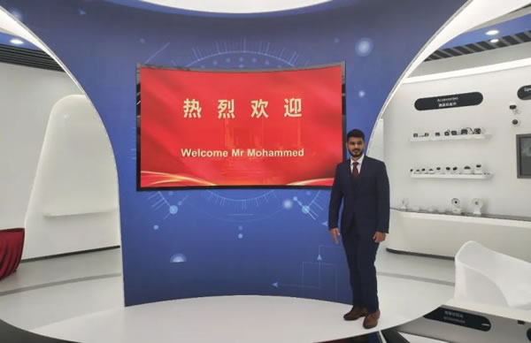 沙特市場合作伙伴到訪南京物聯智能鎖總部參觀_1