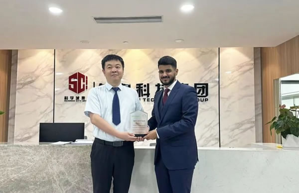 沙特市場合作伙伴到訪南京物聯智能鎖總部參觀_4