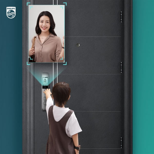 真智能，夠好看！飛利浦人臉可視智能鎖上線_3