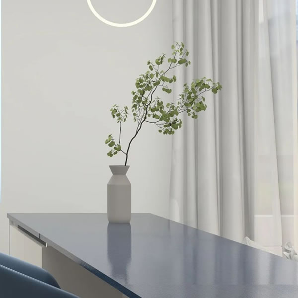 淺指智能鎖98㎡極簡兩居室，打造輕盈質感家居_3