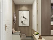 淺指智能鎖玄關(guān)柜設(shè)計(jì)，0.5㎡也能打造完美方案